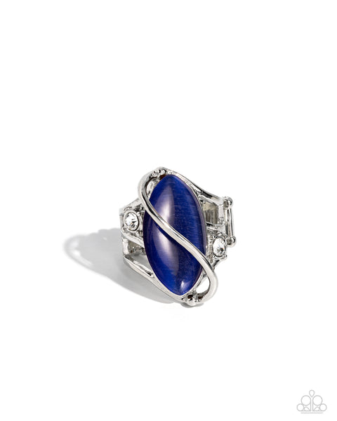 Enlightened Elegance - Blue Paparazzi Accessories