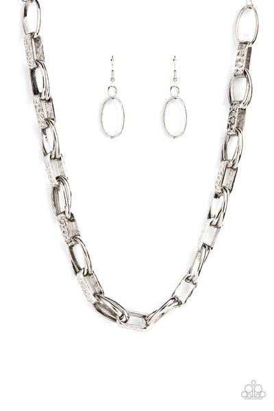 Motley In Motion - Silver Paparazzi Accessories