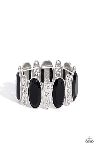 Saturated Sparkle - Black Paparazzi Accessories