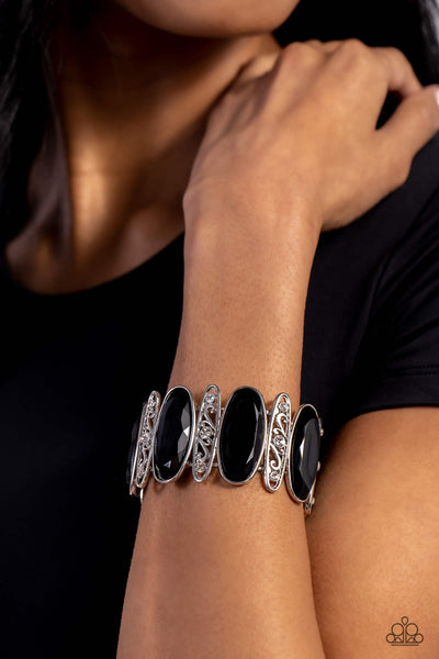 Saturated Sparkle - Black Paparazzi Accessories