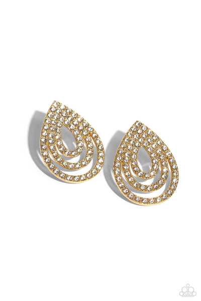 Red Carpet Reverie - Gold Paparazzi Accessories