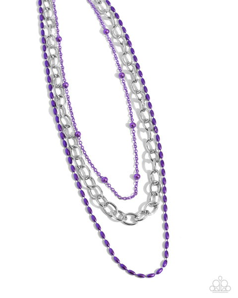 Mardi Gras Mayhem - Purple Paparazzi Accessories