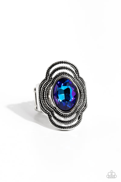 Entrancing Edge - Blue  Paparazzi Accessories