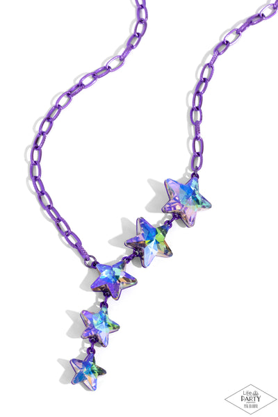 Star-Crossed Sparkle - Purple Paparazzi Accessories