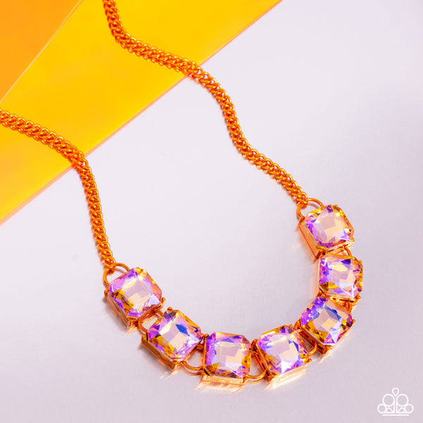 I SQUARE to Secrecy - Orange Paparazzi Accessories