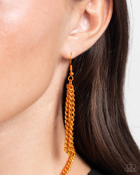 I SQUARE to Secrecy - Orange Paparazzi Accessories