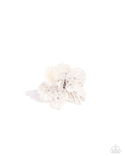 Petal Pact - White  Paparazzi Accessories