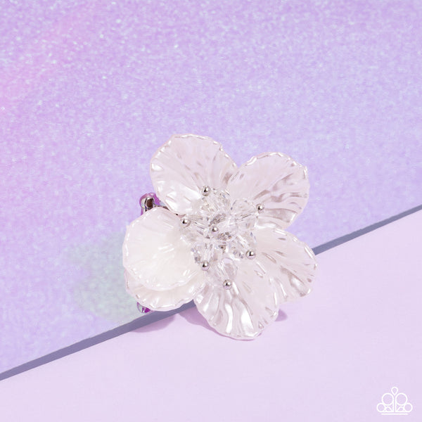Petal Pact - White  Paparazzi Accessories