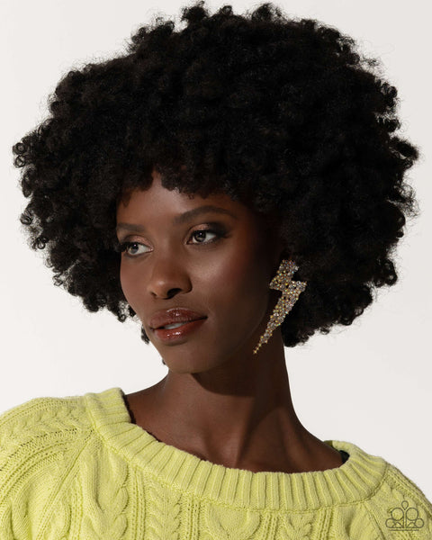 Electric Effulgence - Gold Paparazzi Accessories