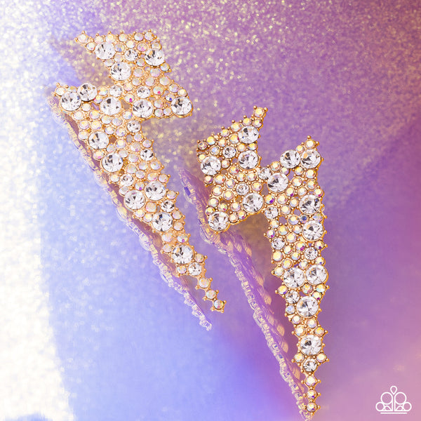 Electric Effulgence - Gold Paparazzi Accessories