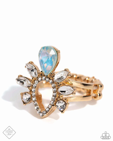 Heirloom Heaven - Gold Paparazzi Accessories