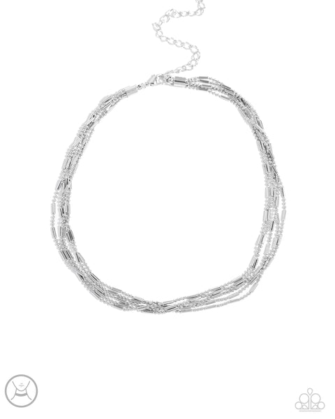 Monochromatic Marvel - Silver Paparazzi Accessories
