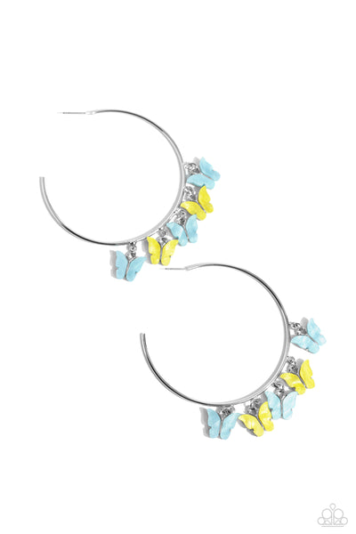 Bemusing Butterflies - Blue Paparazzi Accessories