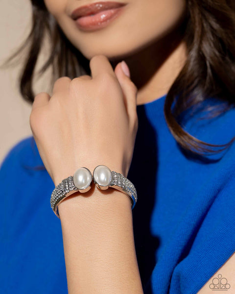 Balanced Brevity - White Paparazzi Accessories