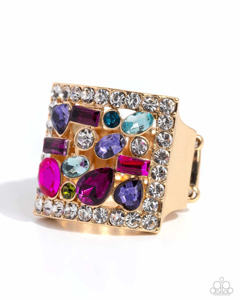 Framed Finesse - Multi Paparazzi Accessories