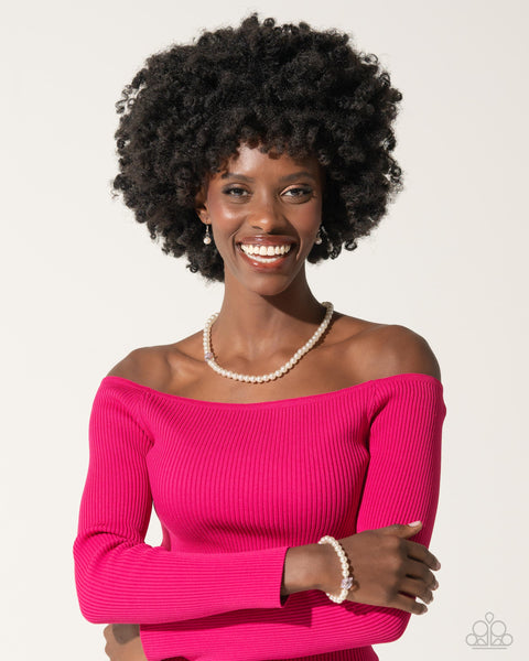 Cubed Charm - Purple Paparazzi Accessories