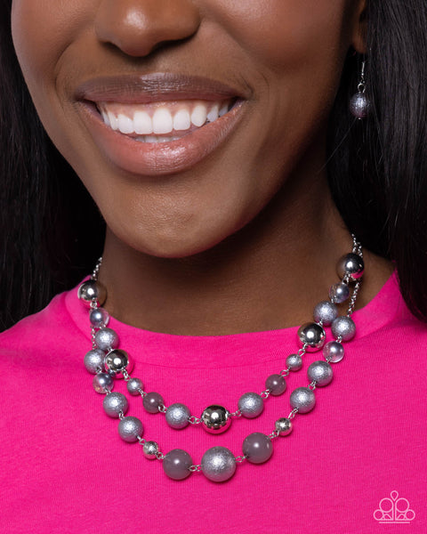 Beaded Benefit - Silver Paparazzi Accessories