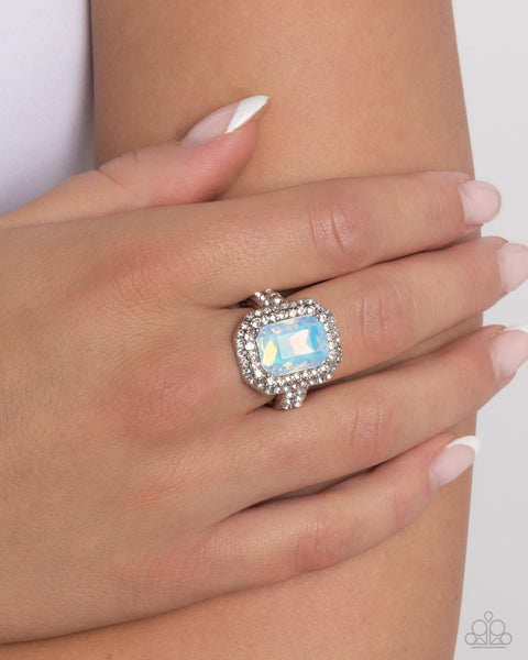 Faceted Fidelity - Blue Paparazzi Accessories