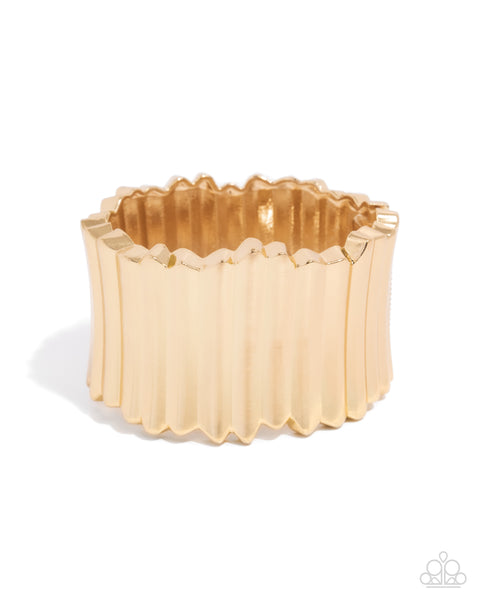 Warped Welding - Gold Paparazzi Accessories