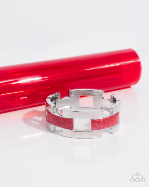 Modern Merger - Red Paparazzi Accessories