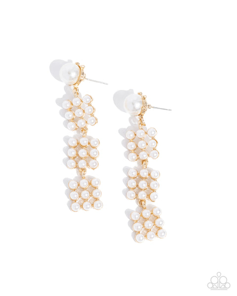 Pearl Pastime - Gold Paparazzi Accessories