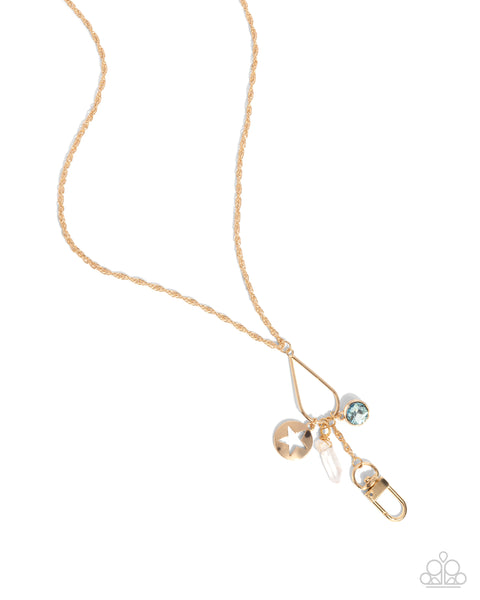 Limitless Lanyard - Gold Paparazzi Accessories