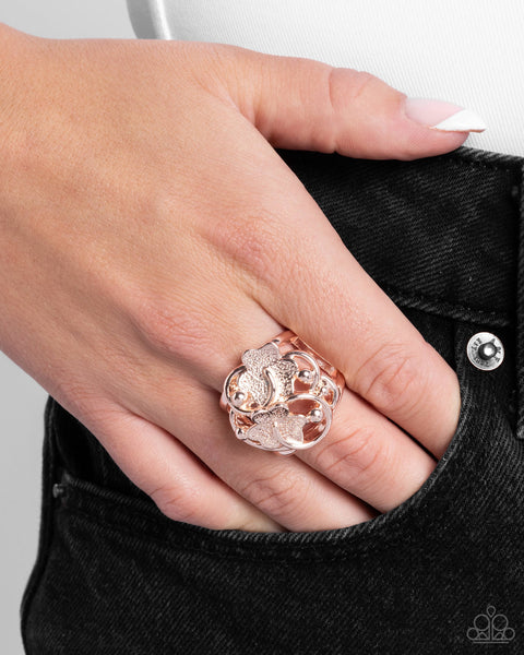 Distinctive Detailing - Rose Gold Paparazzi Accessories
