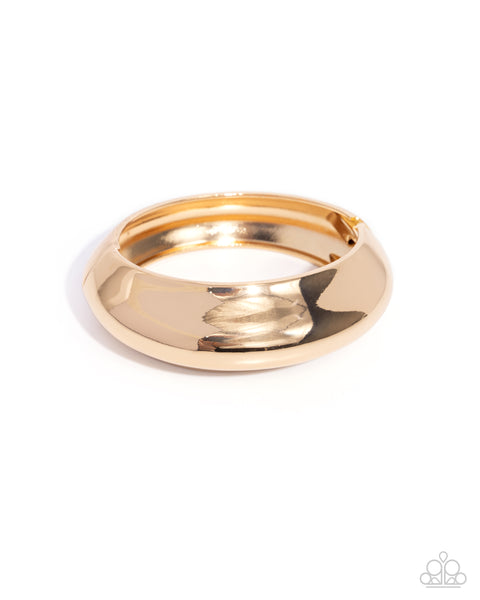 Rainy Refulgence - Gold Paparazzi Accessories