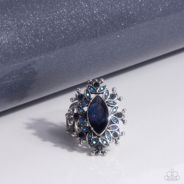 Elaborate Effect - Blue Paparazzi Accessories