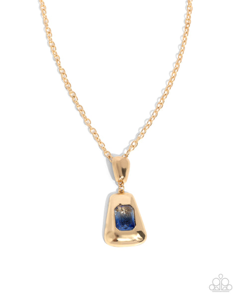 Pendant Promise - Blue Paparazzi Accessories