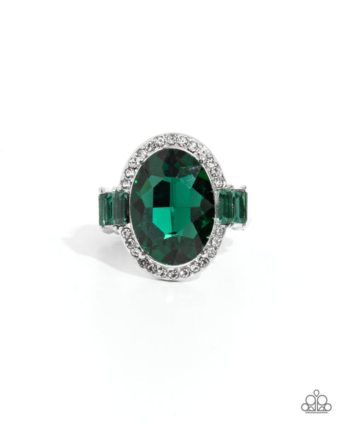 Stubborn Shimmer - Green Paparazzi Accessories