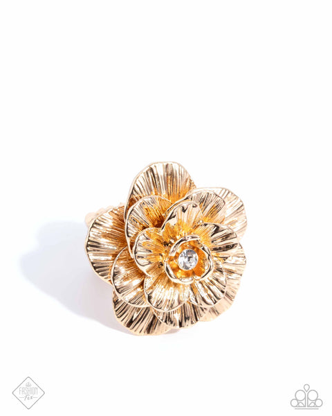 Grand Garden - Gold Paparazzi Accessories