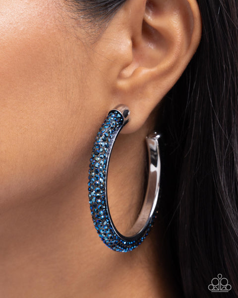 Chiseled Crescendo - Blue Paparazzi Accessories