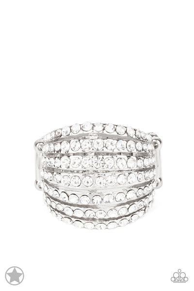 Blinding Brilliance - White Paparazzi Accessories