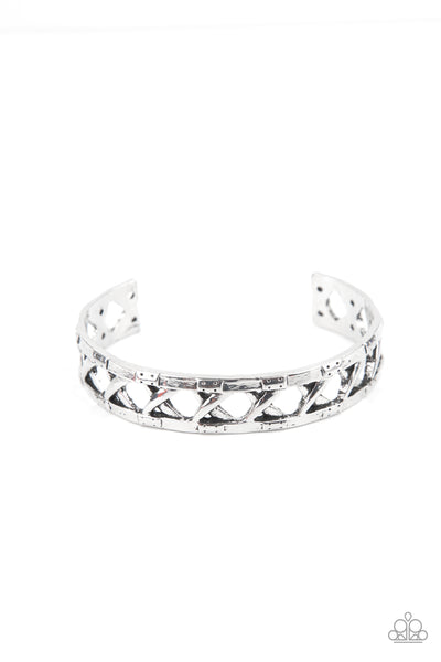 In Over Your METALHEAD - Silver Paparazzi Accessories