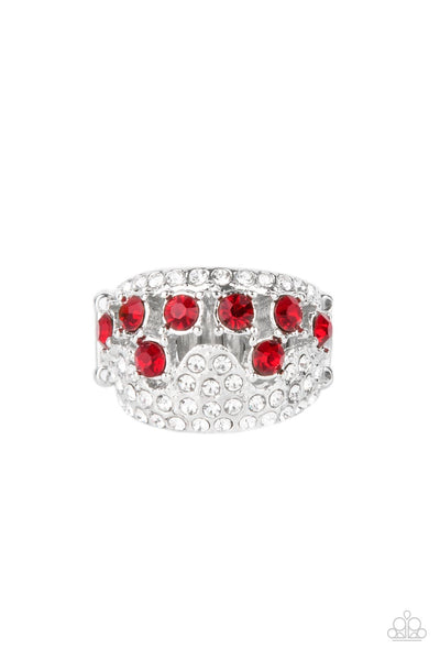 Imperial Incandescence - Red Paparazzi Accessories