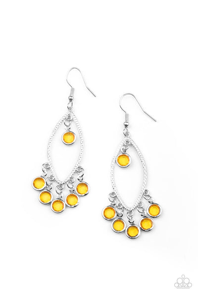 Glassy Grotto - Yellow Paparazzi Accessories
