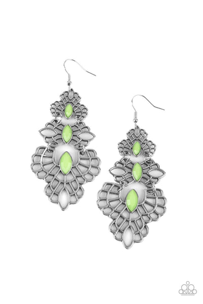 Flamboyant Frills - Green Paparazzi Accessories