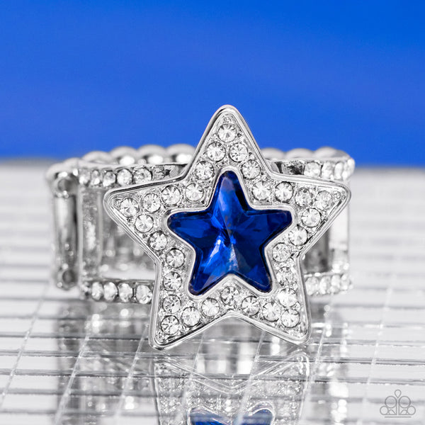 One Nation Under Sparkle - Blue Paparazzi Accessories