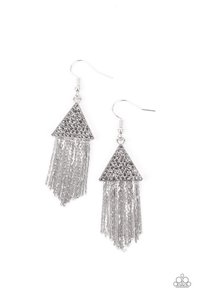 Pyramid SHEEN - Silver Paparazzi Accessories