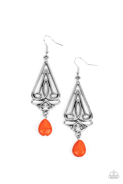 Transcendent Trendsetter - Orange Paparazzi Accessories