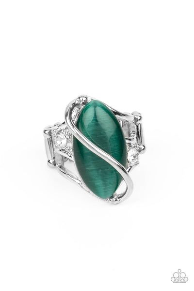 Enlightened Elegance - Green Paparazzi Accesspries
