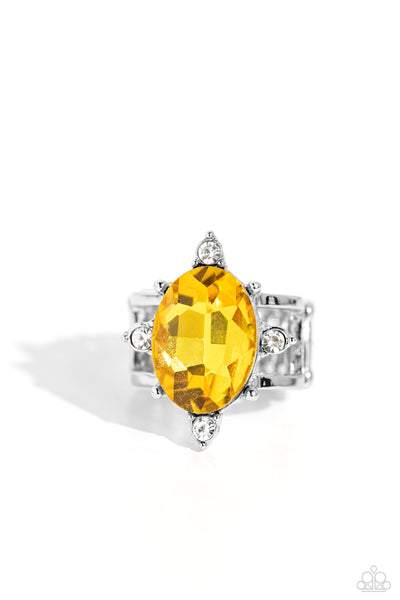 Sensational Sparkle - Yellow Paparazzi Accessories