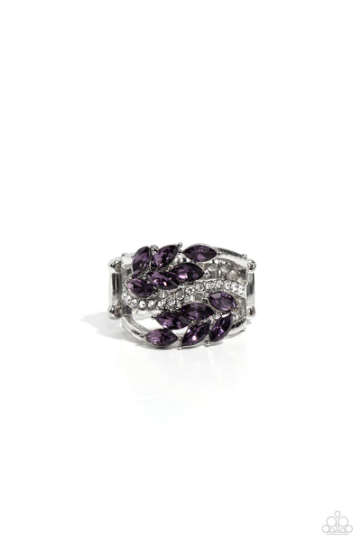 Luminously Leafy - Purple Paparazzi Accessories