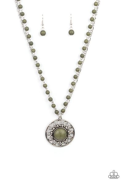 Sahara Suburb - Green Paparazzi Accessories
