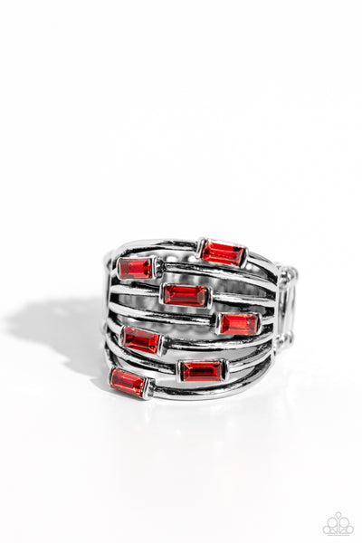 Exceptional Edge - Red Paparazzi Accessories