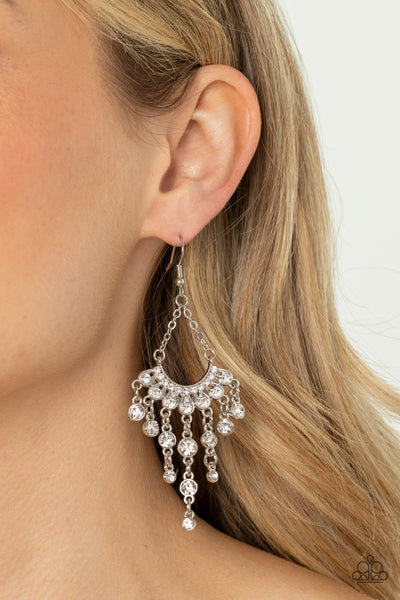 Commanding Candescence - White Paparazzi Accessories