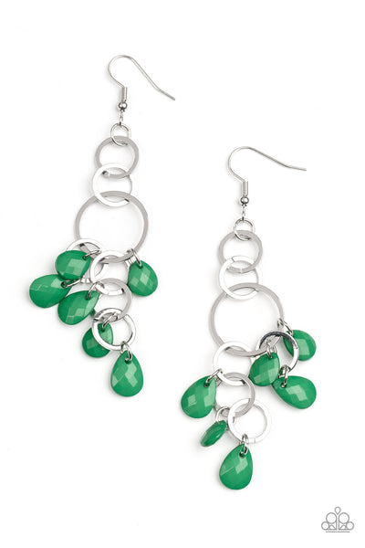 Sandcastle Sunset - Green Paparazzi Accessories