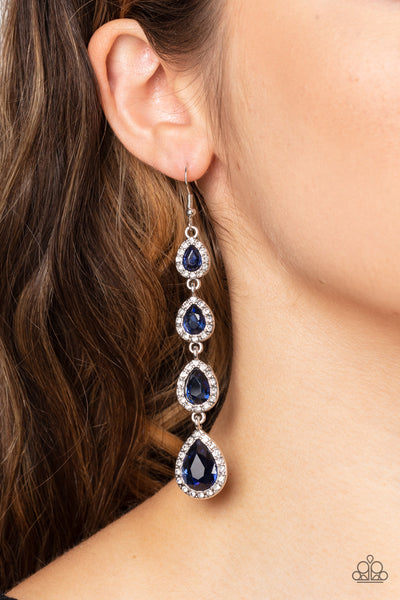 Confidently Classy - Blue Paparazzi Accessories
