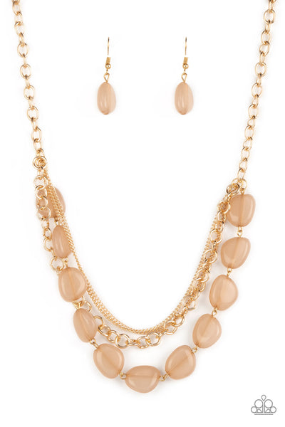 Pumped Up Posh - Gold Paparazzi Accessories